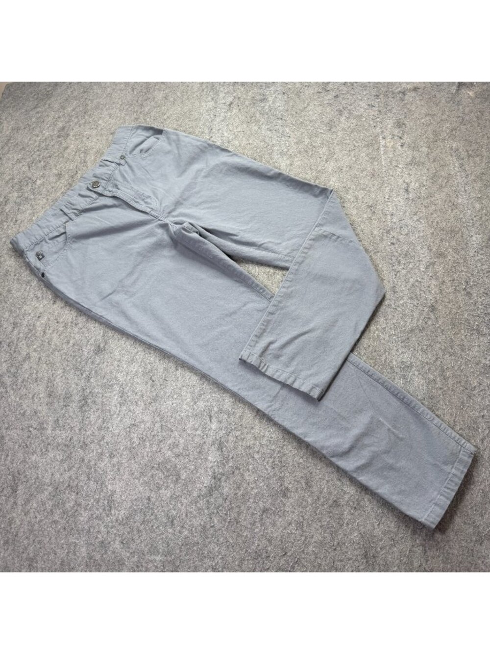 Free Fly Apparel 5-Pocket Pants Men 32 x 28* Blue Stretch Canvas Tapered Slim